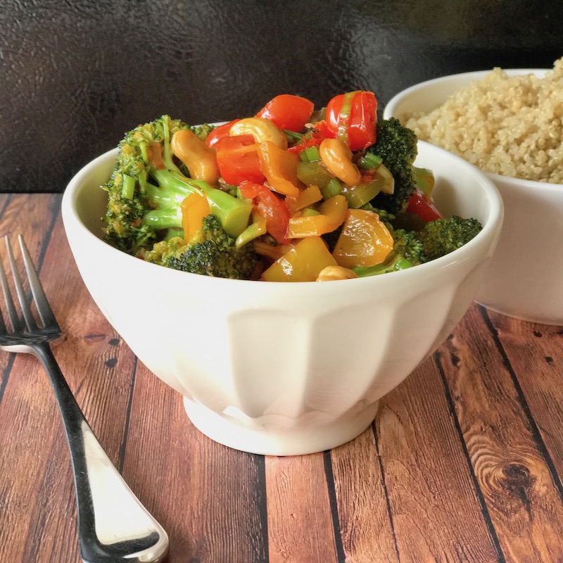 sweet and sour veggie bowl 3