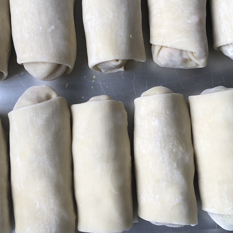 How to wrap the Thai Spring Rolls 
