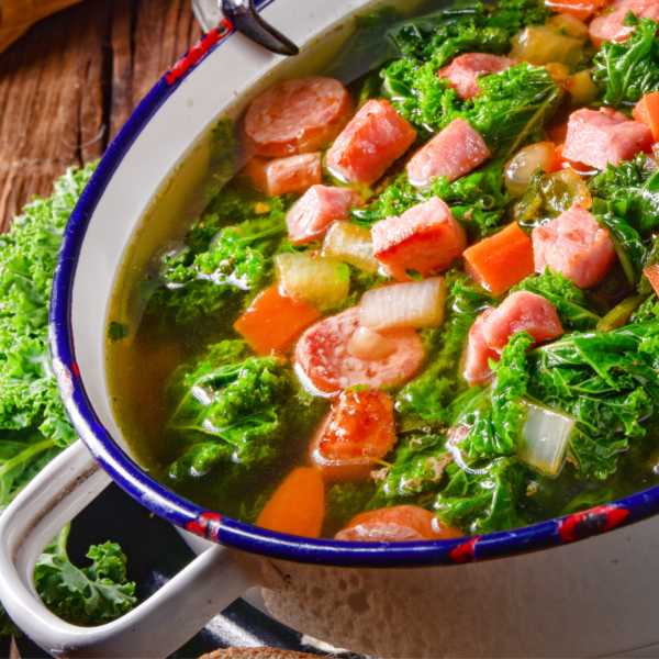 Kale Kielbasa Soup - Lean Bellas Kitchen