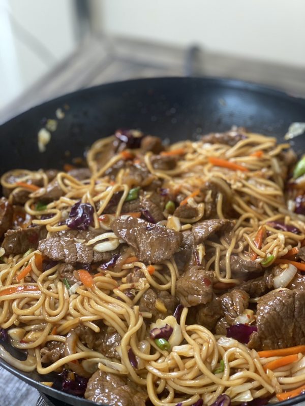 Beef Teriyaki Noodles - Lean Bellas Kitchen