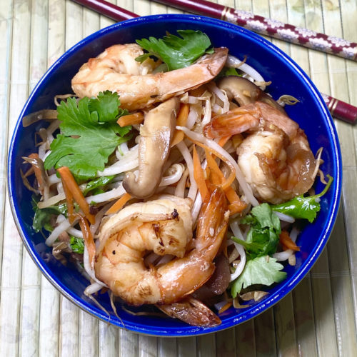 Sesame Ginger Shrimps - Lean Bellas Kitchen