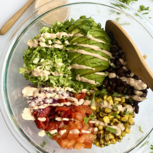 black bean fiesta salad recipe image