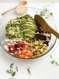 black bean fiesta salad featured image