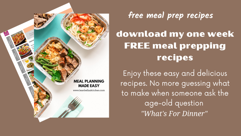 one week free meal prepping recipes