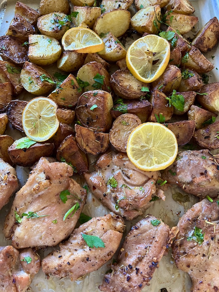 chicken on sheet pan