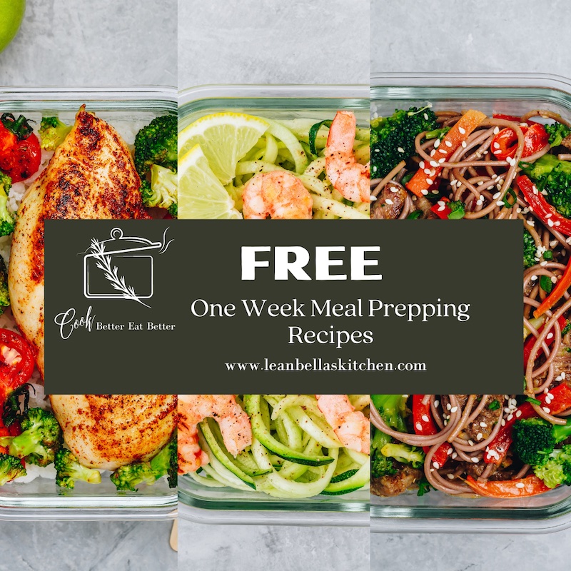 FREE ONE WEEK MEAL PREPPING RECIPES