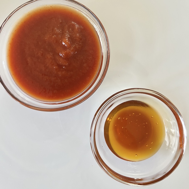 honey and tomato sauce