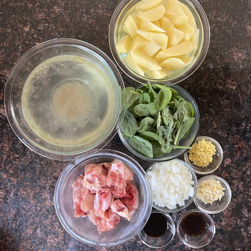 tinola ingredients