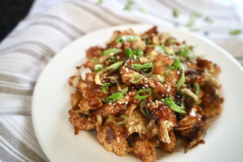 cauliflower on the plate 1