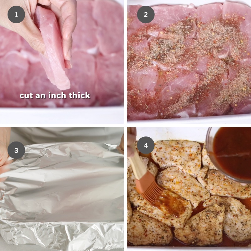 Easy Baked BBQ Pork Chops instructions image 1