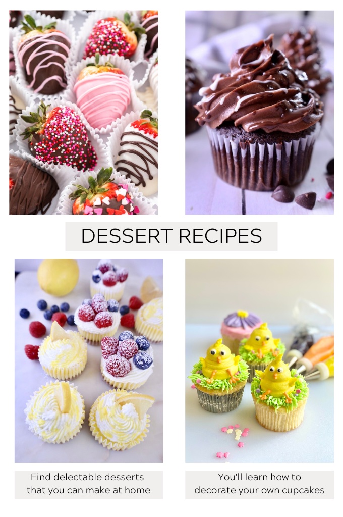 new website front page 7 dessert recipes