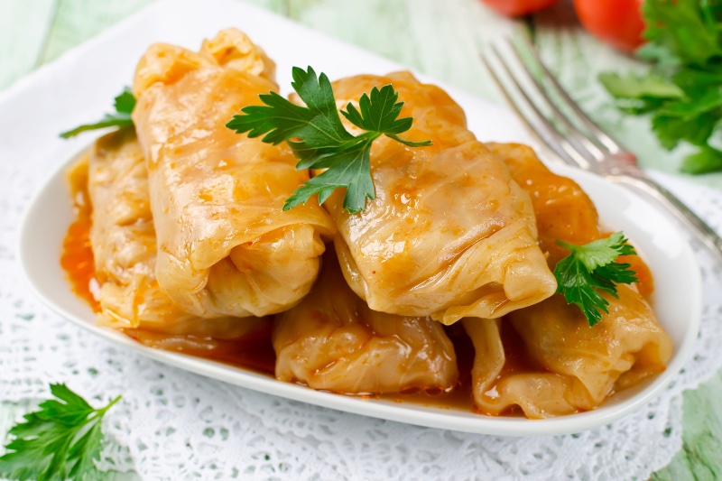 Stuffed Cabbage Rolls horizontal image