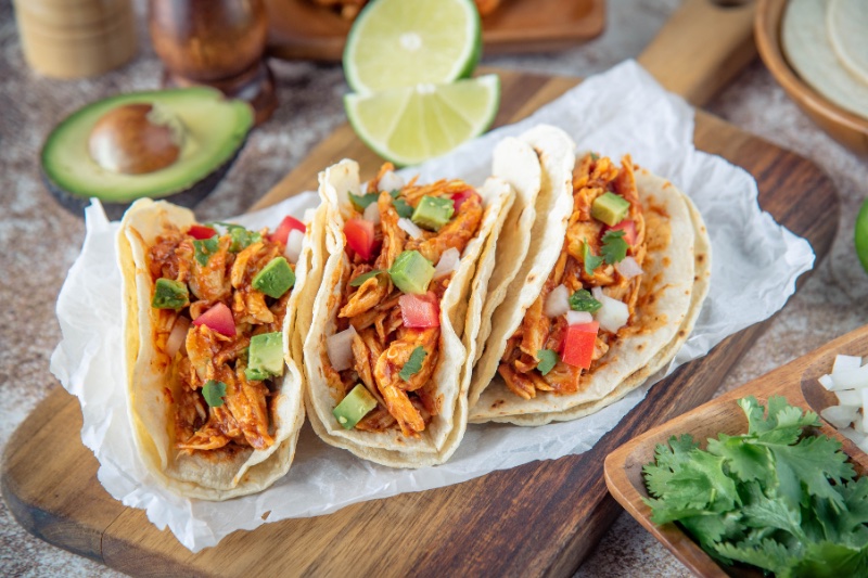 Spicy Chipotle Chicken Taco horizontal image