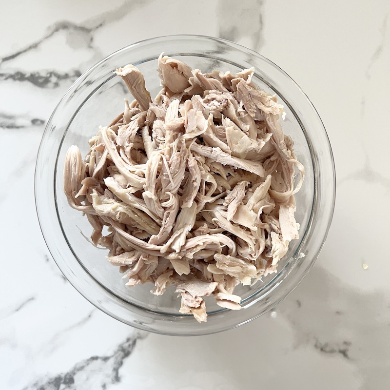 Shredded chicken