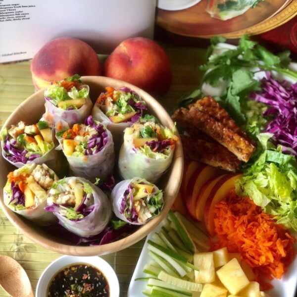 Vietnamese Fresh Summer Rolls - Lean Bellas Kitchen