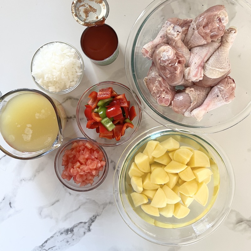 chicken stew ingredients