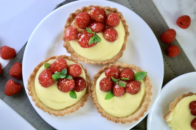 Mini Custard Fruit Tarts - Lean Bellas Kitchen