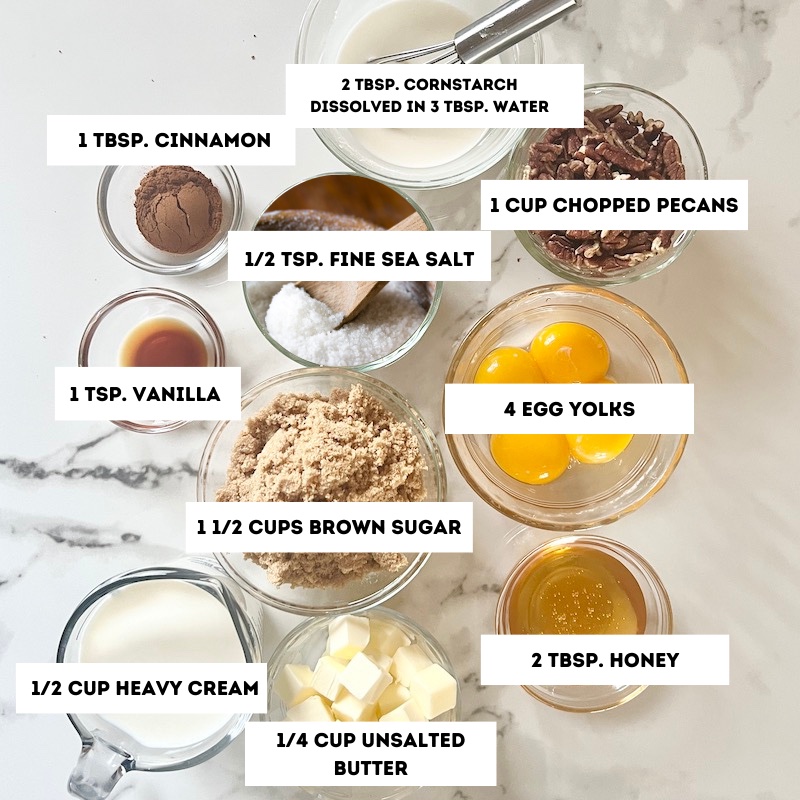 Pecan Tassies ingredients