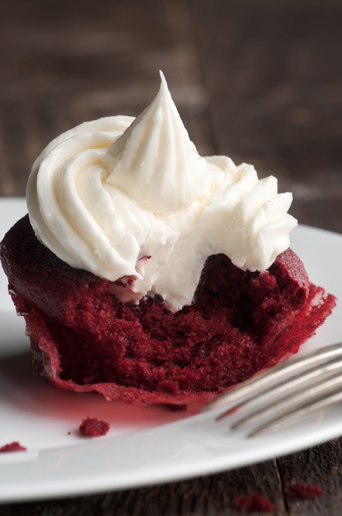 Red Velvet Cupcakes bite