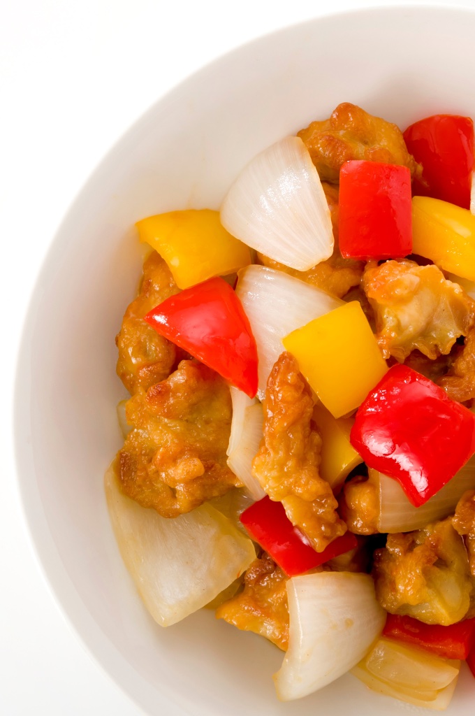 Sweet and Sour Chicken half image