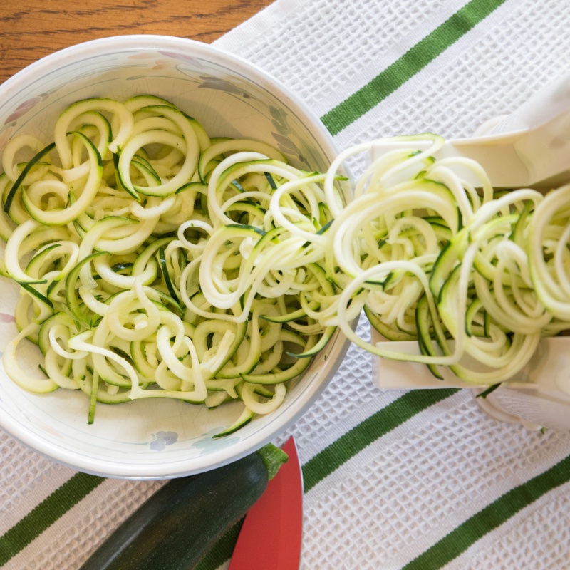 Steak Stir Fry with Zucchini Noodles finished product