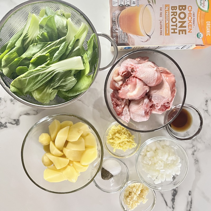 Chicken Tinola Soup ingredients image