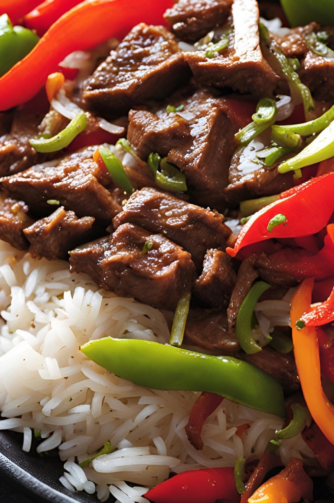 Pepper Steak with Onion vertical image