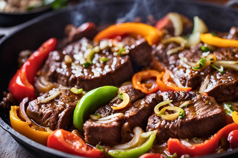 Pepper Steak with Onion horizontal image